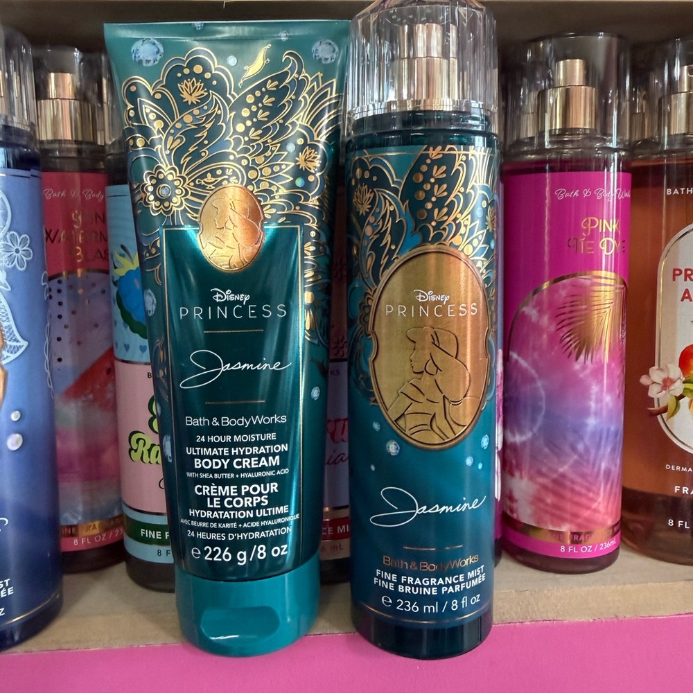 Bbw Diane princess Jasmine Body Cream and Fragrance Mist Set
